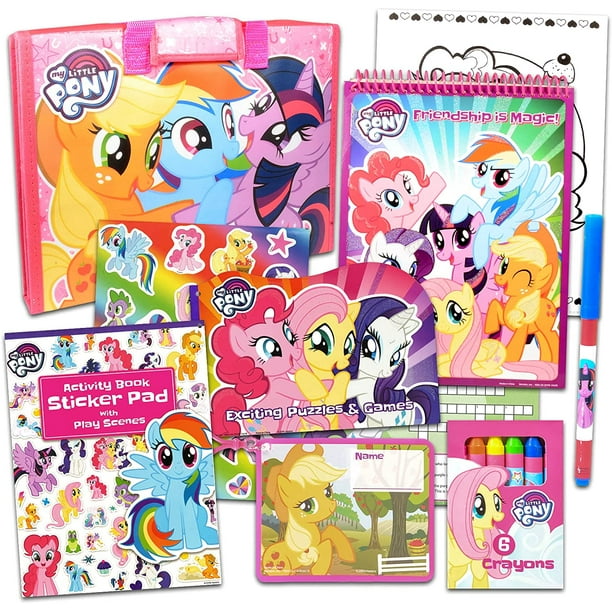 My Little Pony Coloring Activity Book with Stickers and Crayons 
